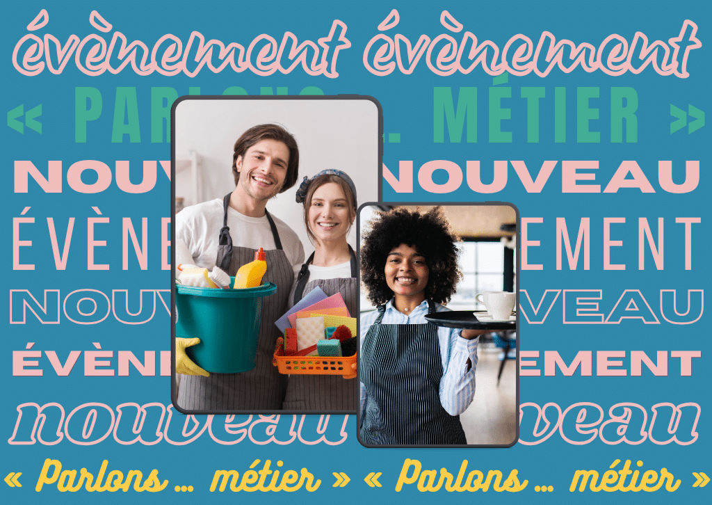 image de personnes qui travaillent dans le domaine du ménage et de la restauration